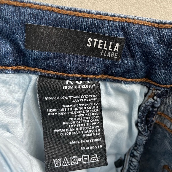 Kut From The Kloth Stella Flare Raw Hem Jeans - Picture 5 of 7